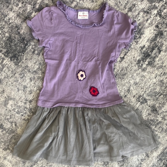 Hanna Andersson Purple Ruffle Top - Picture 1 of 2
